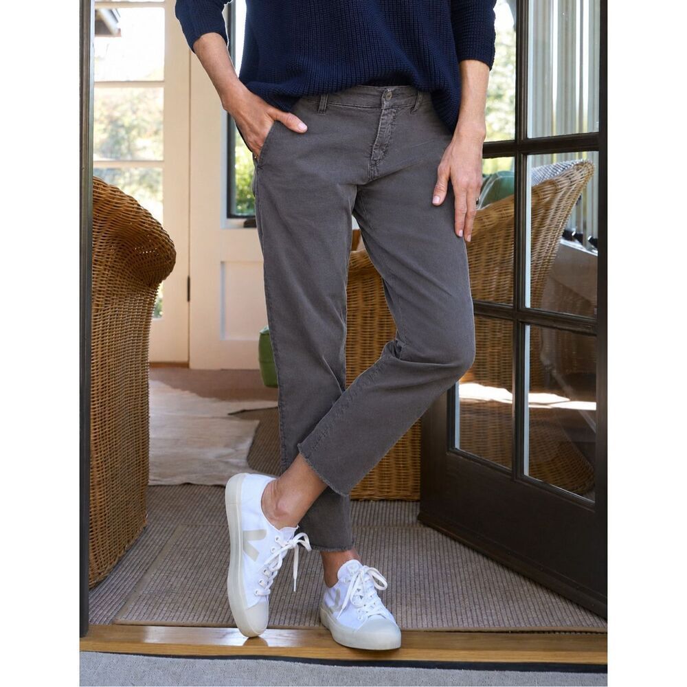 Frank & Eileen Wicklow Pant The Italian Chino Size 2 $298 Brown
